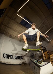 Rob Facer Kickflip at Copelands skatepark